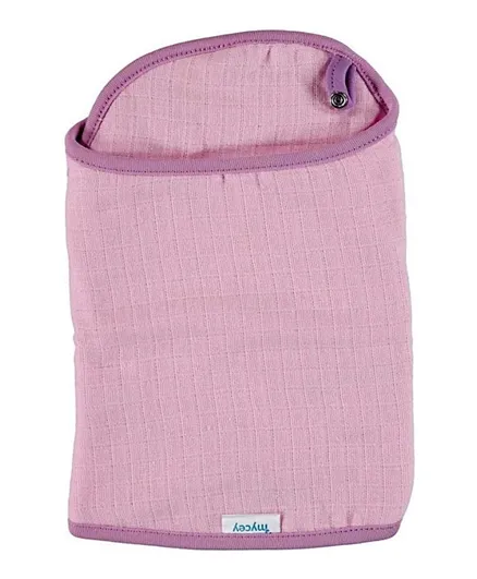 Mycey - Muslin Bib / Burp Cloth - Pink