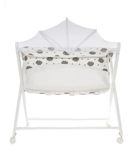 Elphybaby - X-Shaped Baby Bed Stand - White
