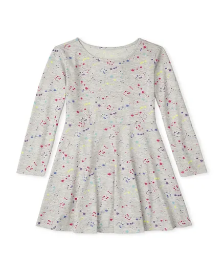 The Children's Place All Over Printed Dress - Grey