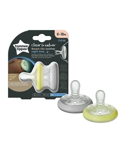 Tommee Tippee Breast-Like Soother Dummies - Pack of 2