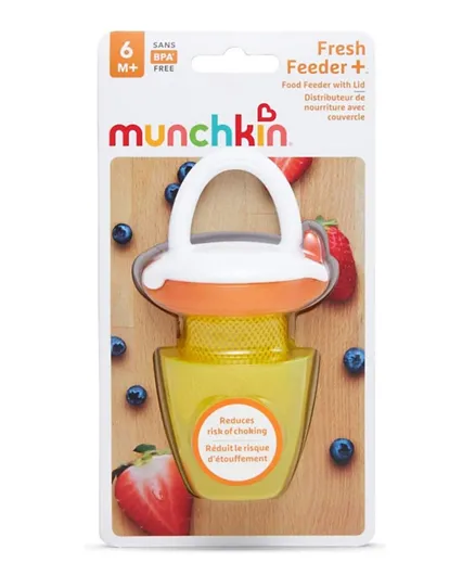 Munchkin Fresh Food Feeder Plus - Yellow/Orange