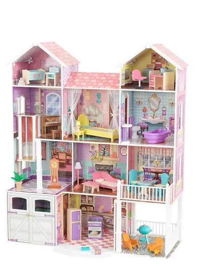 KidKraft Wooden Country Estate Dollhouse - 32 Pieces