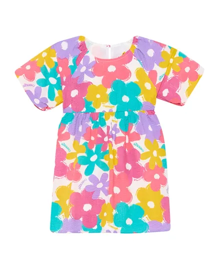 تشيكي مانكي فستان بطبعة زهور كاملة - متعدد الألوان