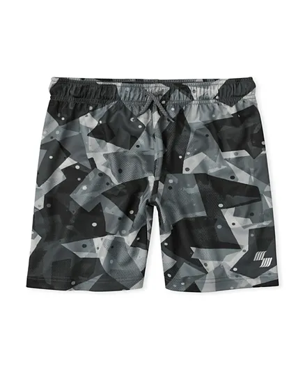 The Children's Place Camouflage Shorts - Black Ice