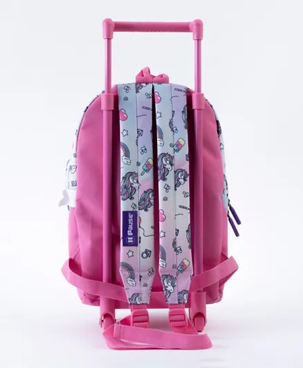 Pause 1 Main Compartment Trolley Backpack - Multicolor