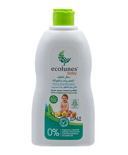 Ecolunes - Baby Fruit & Vegetable Wash - 500ml