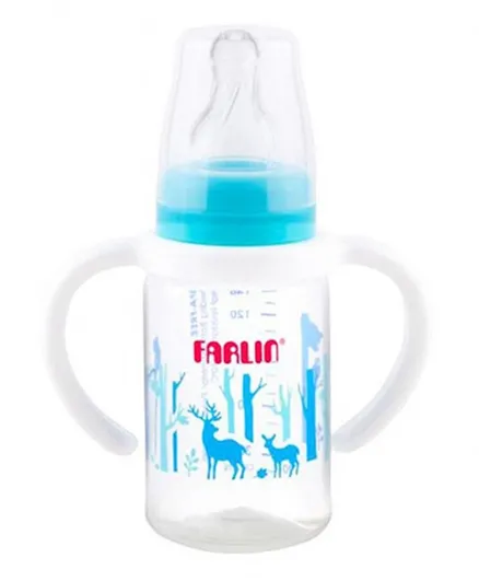 Farlin PP Standard Neck Twin Handle Feeder Blue Boy - 140 ml