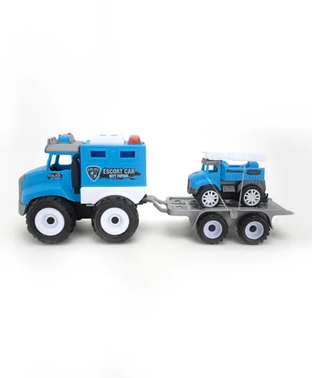 City Car Team Series Trucks Blue - 2 Pieces