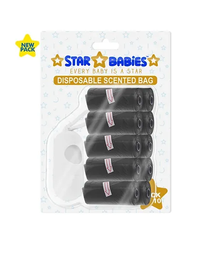 Star Babies Scented Bag with Dispenser Blister - Pack of 10