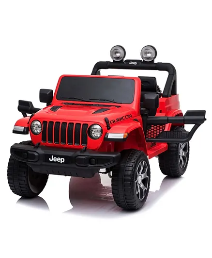 Jeep Licensed Battery Operated Foot-To-Floor Ride On with Remote Control - Red