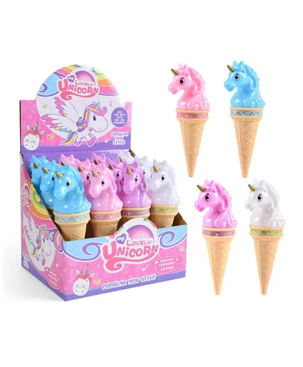 My Lovely Unicorn Ice Cream Set - Pack of 12