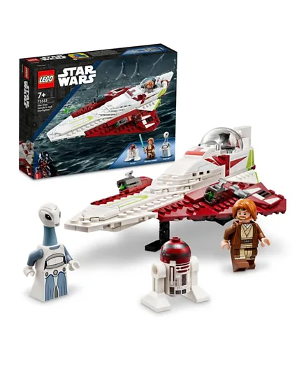 LEGO Star Wars Obi-Wan Kenobi’s Jedi Starfighter 75333 Building Kit - 282 Pieces