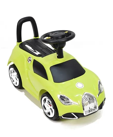 أملا بيبي - سيارة دفع للأطفال مزودة بالموسيقى - أخضر