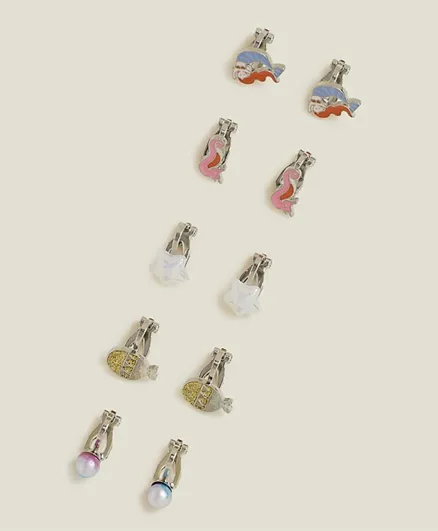 Monsoon Children Mermaid Earrings Set - 5 Pairs