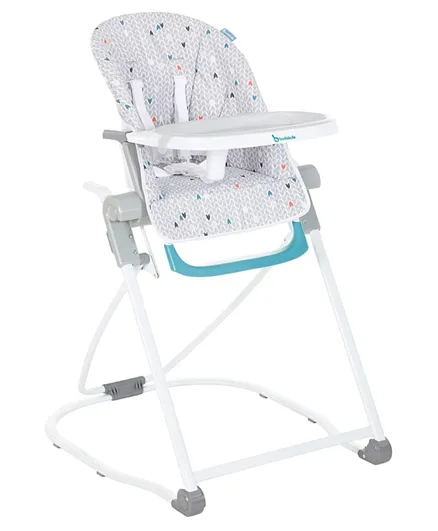 Babymoov Badabulle Compact High Chair - Grey