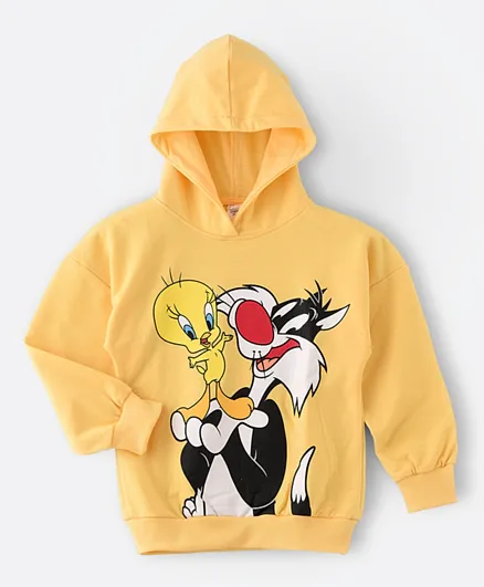 Warner Bros Looney Tunes Tweety Hoodie - Mustard
