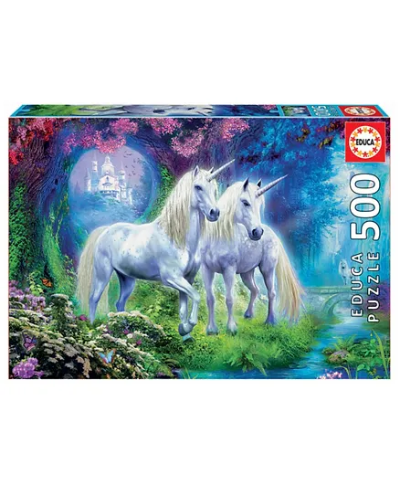 Educa Unicorns In The Forest Puzzle- 500 Pieces