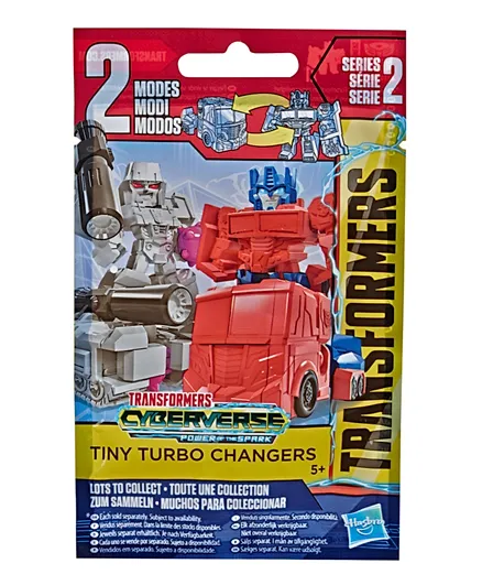 Transformers Bumblebee Cyberverse Adventures Toys Tiny Turbo Changers Series 4 Blind Bag Action Figures Pack of 1 - Assorted Colors and Design
