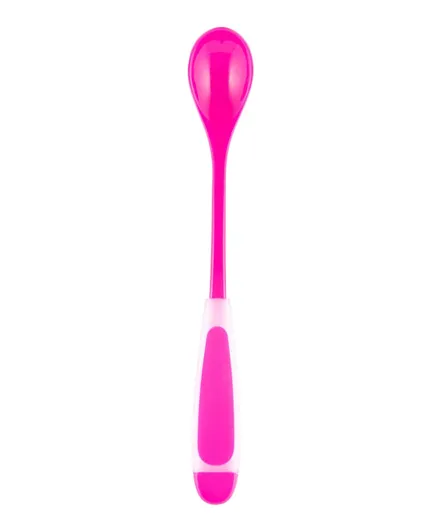 Canpol - Babies Soft Spoon Long Grip - Pink