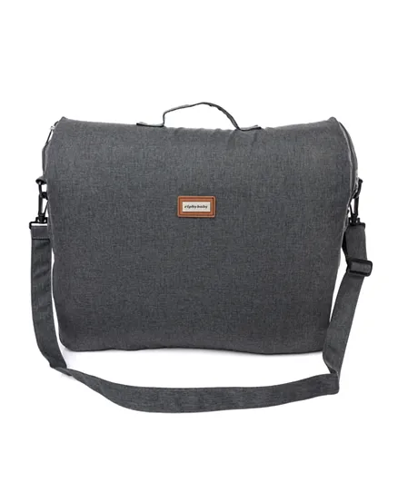 Elphybaby - Bag/Foldable Travel Bed - Dark Gray