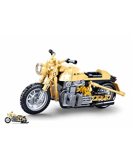 سلوبان - مجموعة مكعبات بناء دراجة نارية R75 مكونة من 223 قطعة