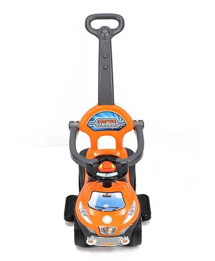 Amla - Push Car For Children With Music And Joystick - Orange Color Q03-3OR