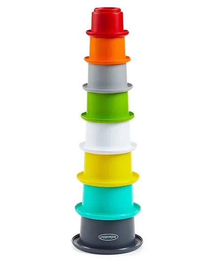 أكواب ستاك آند نيست متعددة الألوان من إنفانتينو - 8 أكواب