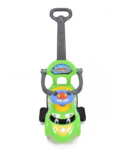 Amla - Children's Push Car With Music And Joystick - Green Color Q02-3G
