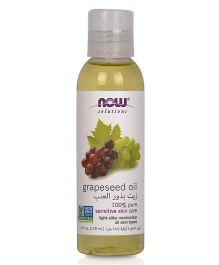 Now Solutions Grapeseed Oil 118Ml 100% Pure
