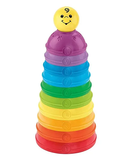 Fisher Price Stack & Roll Cups - Multicolor