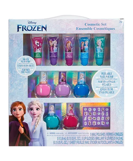Townley Girl Frozen II - 5 PK Lip Tube and 5 Nail Polish