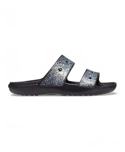 Crocs Classic Crocs Glitter Sandals - Black