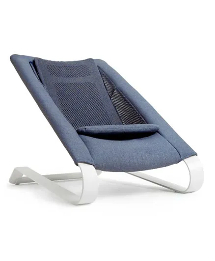 بومبول - كرسي هزاز بتطريز ثلاثي الابعاد -اللون كحلي