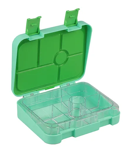 بونجور - صندوق غداء تيف بوكس بينتو 64 أقسام  - أخضر
