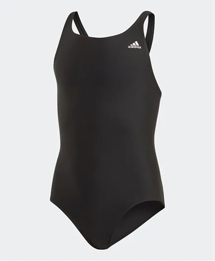 Adidas Solid Fitness Swimsuit - Black