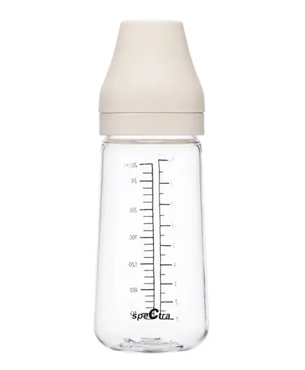 Spectra PA baby bottle 260ml (2pcs) - cream ivory