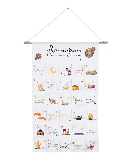 Hilalful - Ramadan Children's Countdown Calendar - Canvas