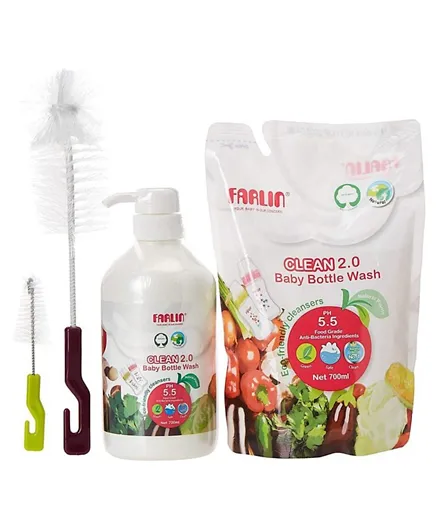 Farlin GA 10034 Combo Set Wash & Brush Bag - Multicolor