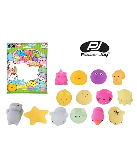 Power Joy Squish Squish Animal Mini 4 In 1 - Multicolour