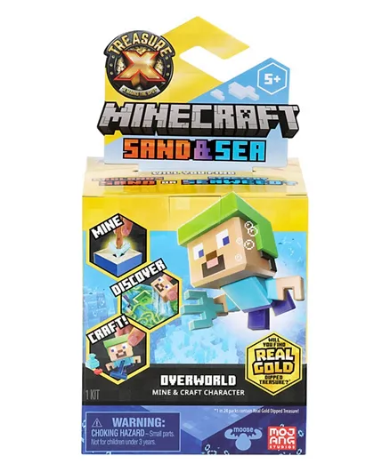 Treasure X Minecraft Sand & Sea - Mine And Craft Character: Target