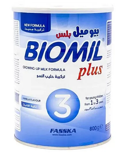 Biomil - Plus Baby Milk (3) 800 Gm - 1-3Y