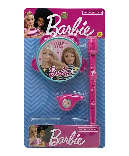 Barbie - 3 in 1 Musical Set
