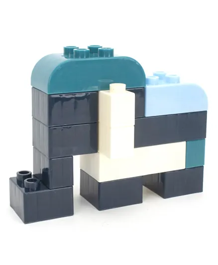 Morandi Color Lego Building Blocks - 96 Pieces