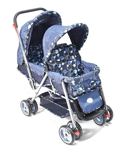 Amla Baby - Twin Stroller - Blue