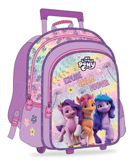 My Little Pony - Trolley Bag 2 Main Compartments and 2 Side Pockets 16'