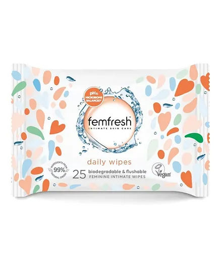 Femfresh - Intimate Wipes - 25 Strips