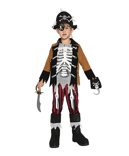 Mad Toys Pirate Halloween Costume - Multicolour