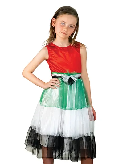 Mad Toys UAE National Day Bow Dress - Multicolor