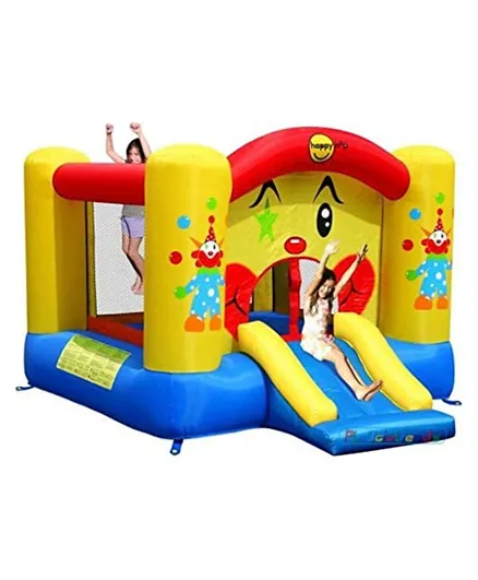 Happy Hop Clown Hoop Bouncer & Slide - Multicolour