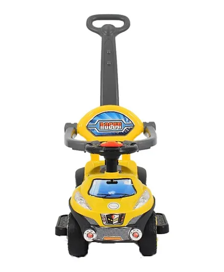 Amla - Children's Push Car With Music And Joystick - Yellow Color Q03-3Y